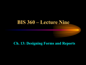 Chapter 13 Forms Lecture
