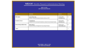 Master May 2015 MRAM Agenda