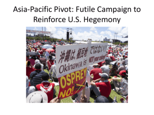 Asia-Pacific Pivot - Massachusetts Peace Action