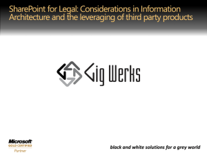 SharePoint for Legal - Microsoft Center