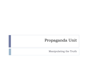 Propaganda Unit