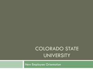 Organizational Structure - Colorado State University Extension