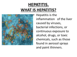 HEPATITIS - Paying It Forward Project