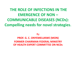 the role of infections in the emergence of non