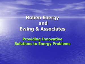 Roben Energy and Ewing & Associates Presentation