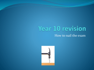 Year 10 revision