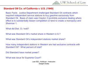 Standard Oil Co. of California v. US (1949)