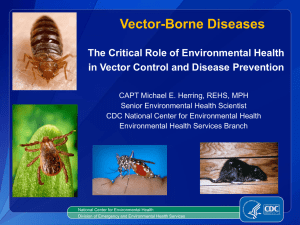 Vector-Borne Diseases - NEHA CERT Online Education