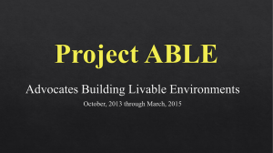 Advocates Building Livable Environments