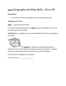 Geography is - Hanover Community School Corporation
