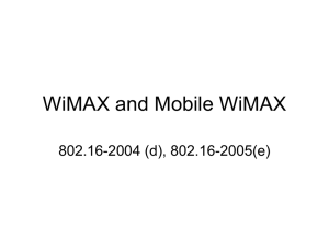 Wimax - Cognitive Radio Technologies