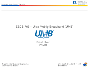 Ultra Mobile Broadband (UMB)