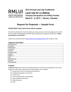 Request for Proposals — Sample Form