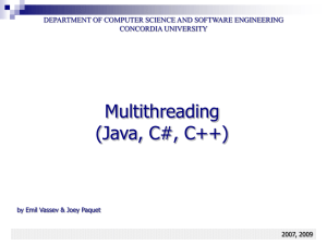 Multithreading with Java