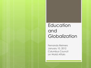 Education and Globalization - GlobalEd Network Central Ohio