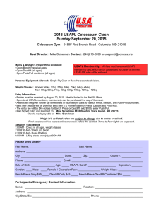 2015 USAPL Colosseum Clash entry form