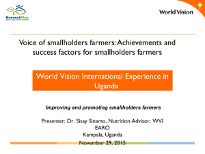 WorldVision HarvestPlus - Voice of smallholders farmers