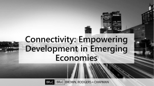 Impact if connectivity: Empowering development in emerging