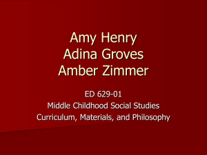 Amy Henry Adina Groves Amber Zimmer