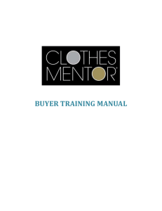 Buyer Training Manual