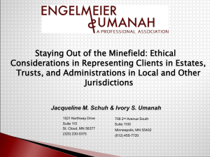 Staying Out of the Minefield Ethical