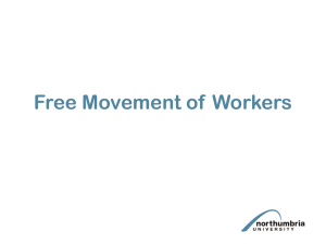 Free Movement of Workers PowerPoint