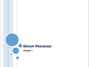 Group Processes - Gordon State College