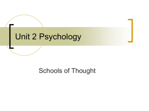 School of psychology