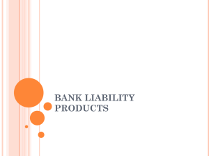 bank liability products