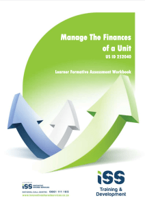Manage-the-finances-of-a-unit-formative-assessment