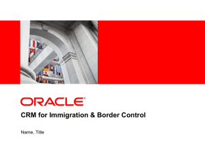 CRM for Immigration & Border Control
