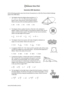 RZC - Senior Maths Challenge Geometry Questions