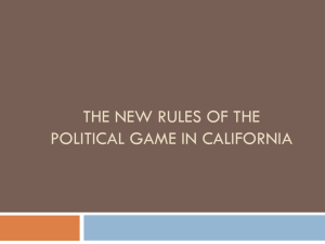 New Rules of the Campaign Game