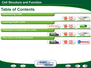 Cell Structure and Function