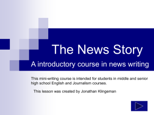 The News Story - Personal.psu.edu