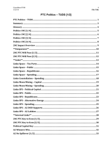 Pushing SPS would cost Obama political capital