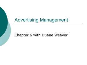 Advertising Management