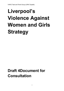 Draft Liverpool's Violence Against Women and Girls Strategy