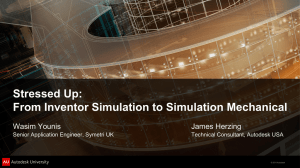 Inventor & Simulation Mechanical