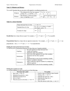 IB Math Studies Unit 5 Review Notes