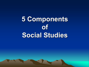 5 Branches of Social Studies