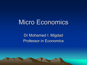 Micro Economics