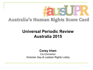 What is the Universal Periodic Review?