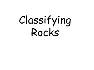 Rock Classifications