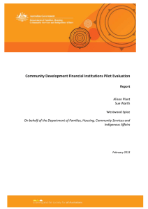 Evaluation Report - Department of Social Services