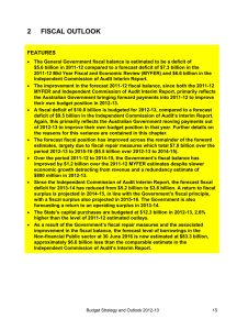 2. Fiscal Outlook - Queensland Treasury