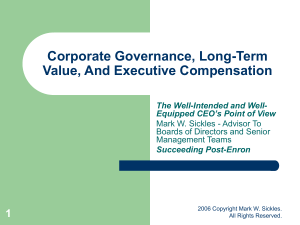 1 Corporate Governance, Long