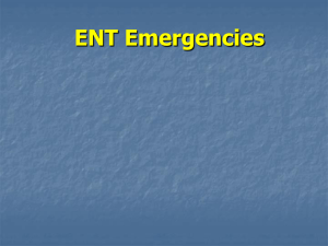 ENT Emergencies