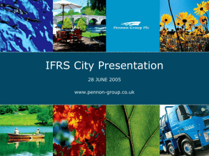 IFRS - South West Water