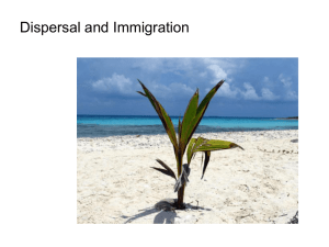 Dispersal and Migration